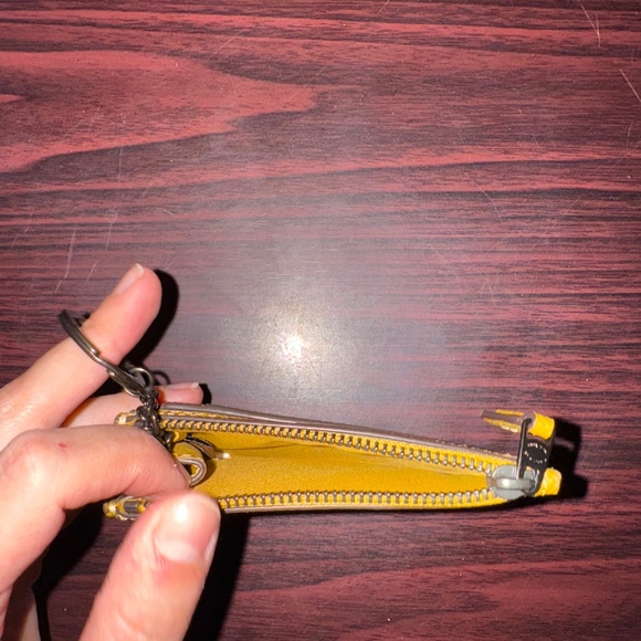 Coach wallet card holder with key ring - Picture 4 of 5